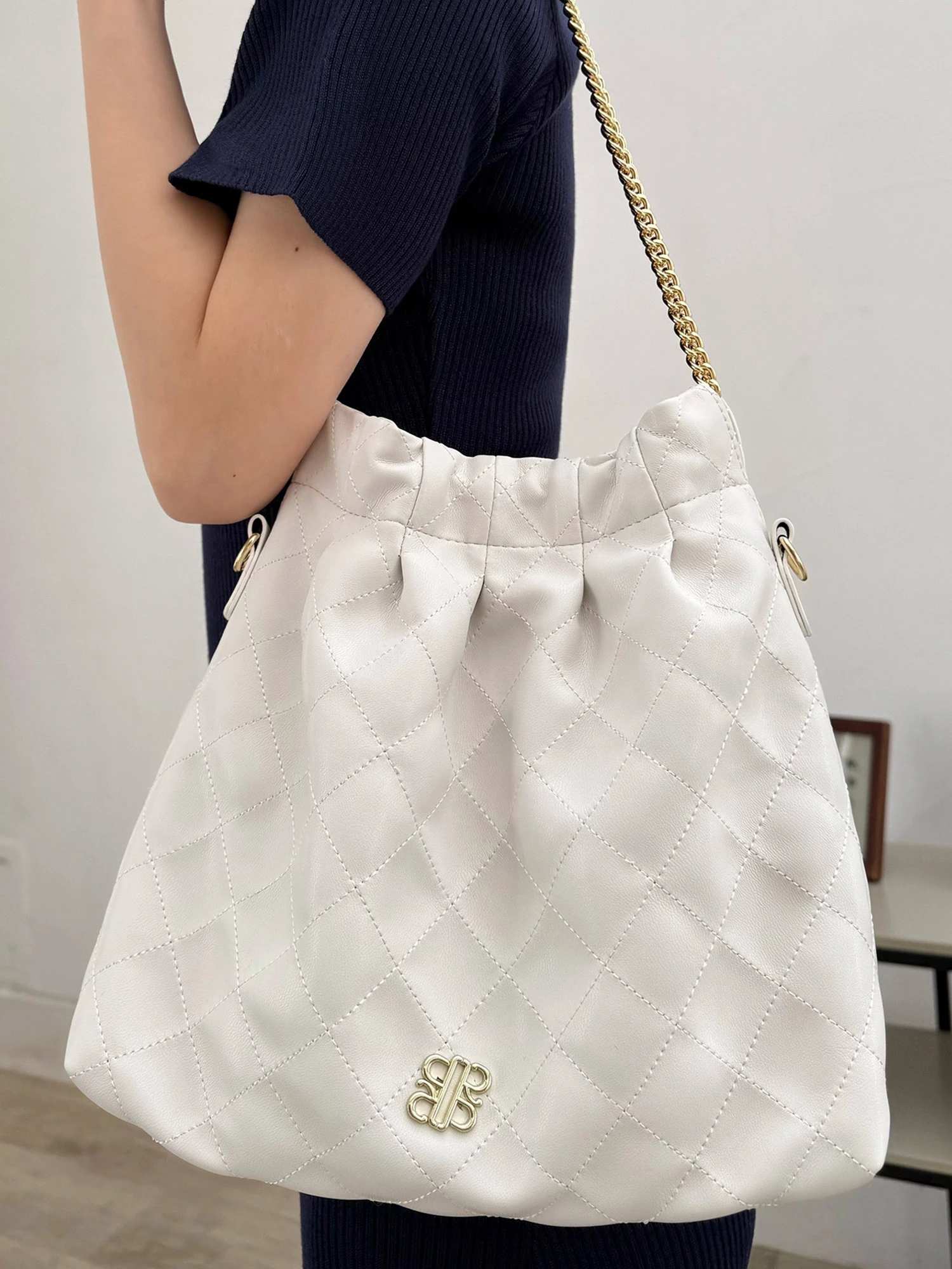 オリジナルキルティングチェーントートBAG｜トートバッグ