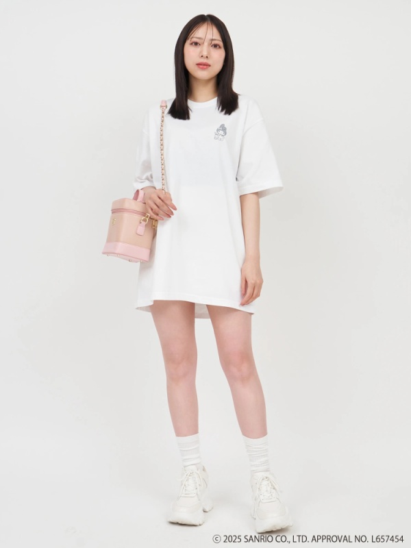 ROYAL PARTY(ロイヤルパーティ) |【My Melody】オーバーTシャツ(オフホワイト)