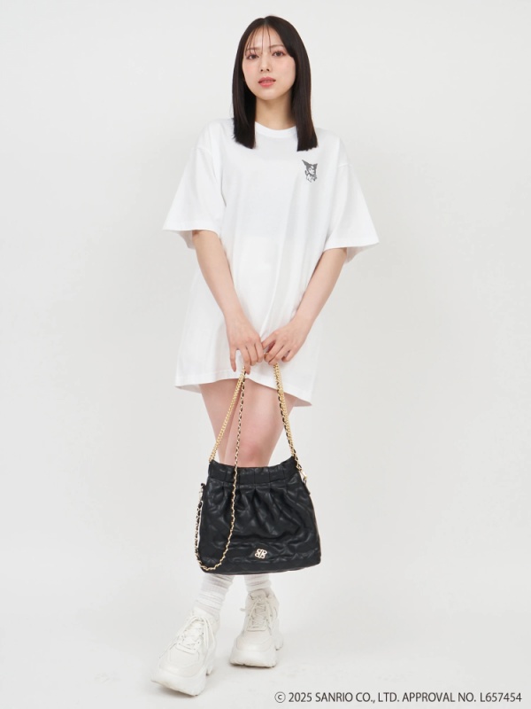 ROYAL PARTY(ロイヤルパーティ) |【Kuromi】オーバーTシャツ(オフホワイト)