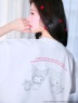 【My Melody＆Kuromi】オーバーTシャツ(オフホワイト)