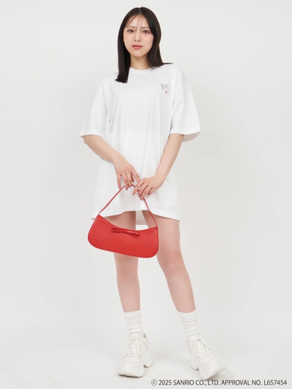ROYAL PARTY(ロイヤルパーティ) |【My Melody＆Kuromi】オーバーTシャツ(オフホワイト)