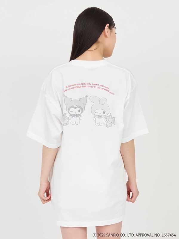 ROYAL PARTY(ロイヤルパーティ) |【My Melody＆Kuromi】オーバーTシャツ