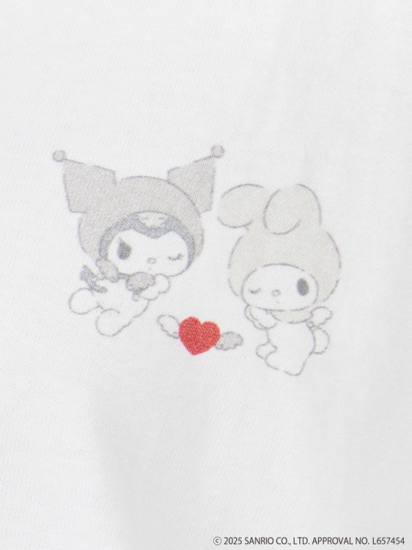 ROYAL PARTY(ロイヤルパーティ) |【My Melody＆Kuromi】オーバーTシャツ