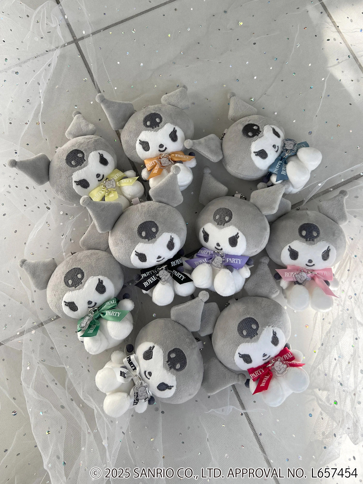 Kuromi】ぬいぐるみチャーム|ファッション小物|ファッション Kuromi】ぬいぐるみチャーム|ファッション小物|ファッション