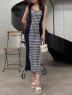 ROYAL PARTY(ロイヤルパーティ) |【GirlsAward2025 S/S 小林由依様 着用】ギンガムチェックシェイプアップノースリーブニットタイトワンピース