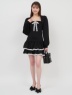 ROYAL PARTY(ロイヤルパーティ) |【GirlsAward2025 S/S 小栗有以様 着用】ティアードベアボレロアンサンブルミニワンピース(ブラック)