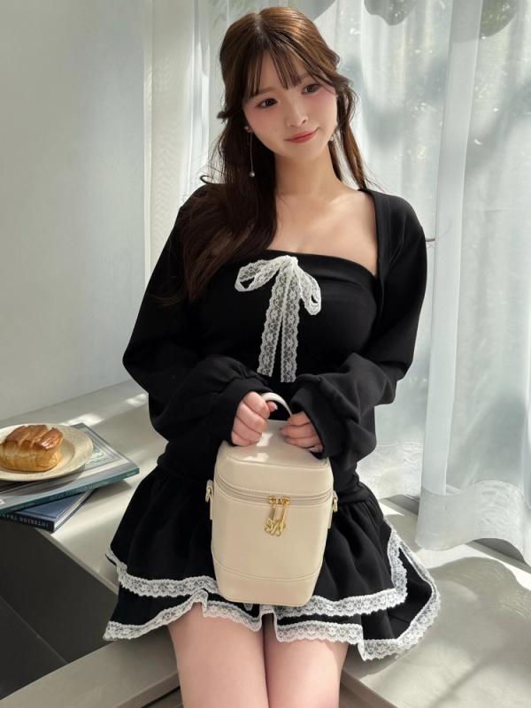 ROYAL PARTY(ロイヤルパーティ) |【GirlsAward2025 S/S 小栗有以様 着用】ティアードベアボレロアンサンブルミニワンピース