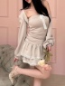 ROYAL PARTY(ロイヤルパーティ) |【GirlsAward2025 S/S 小栗有以様 着用】ティアードベアボレロアンサンブルミニワンピース