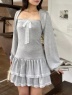 ROYAL PARTY(ロイヤルパーティ) |【GirlsAward2025 S/S 小栗有以様 着用】ティアードベアボレロアンサンブルミニワンピース