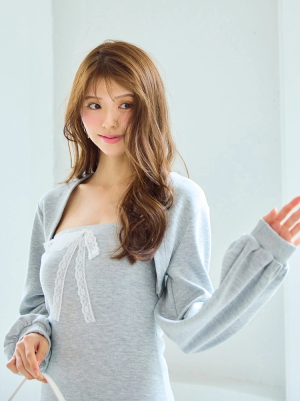 ROYAL PARTY(ロイヤルパーティ) |【GirlsAward2025 S/S 小栗有以様 着用】ティアードベアボレロアンサンブルミニワンピース