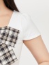ROYAL PARTY(ロイヤルパーティ) |【GirlsAward2025 S/S 天翔愛様/天翔天音様 着用】チェックリボンカットトップス