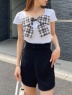 ROYAL PARTY(ロイヤルパーティ) |【GirlsAward2025 S/S 天翔愛様/天翔天音様 着用】チェックリボンカットトップス