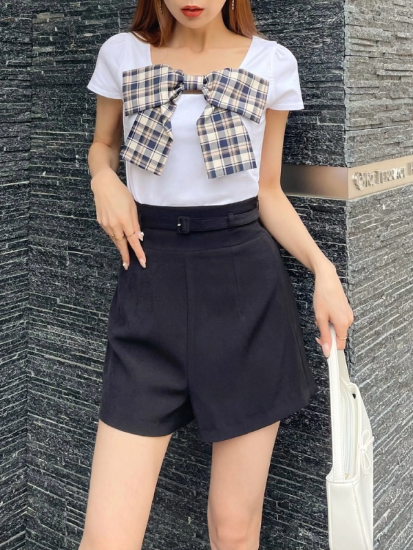 ROYAL PARTY(ロイヤルパーティ) |【GirlsAward2025 S/S 天翔愛様/天翔天音様 着用】チェックリボンカットトップス