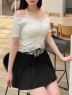 ROYAL PARTY(ロイヤルパーティ) |【GirlsAward2025 S/S 天翔天音様 着用】チェック柄レイヤードミニスカート