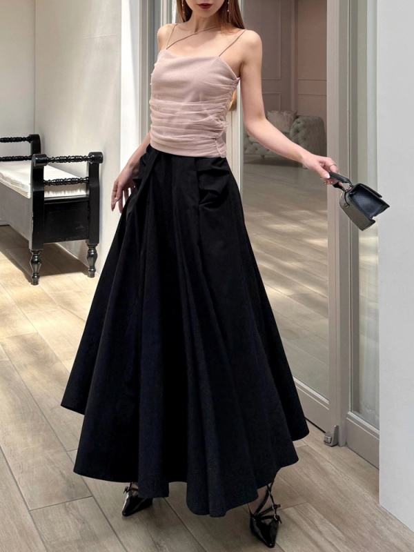 ROYAL PARTY(ロイヤルパーティ) |【GirlsAward2025 S/S 天翔愛様 着用】ギャザーディテールタックボリュームスカート