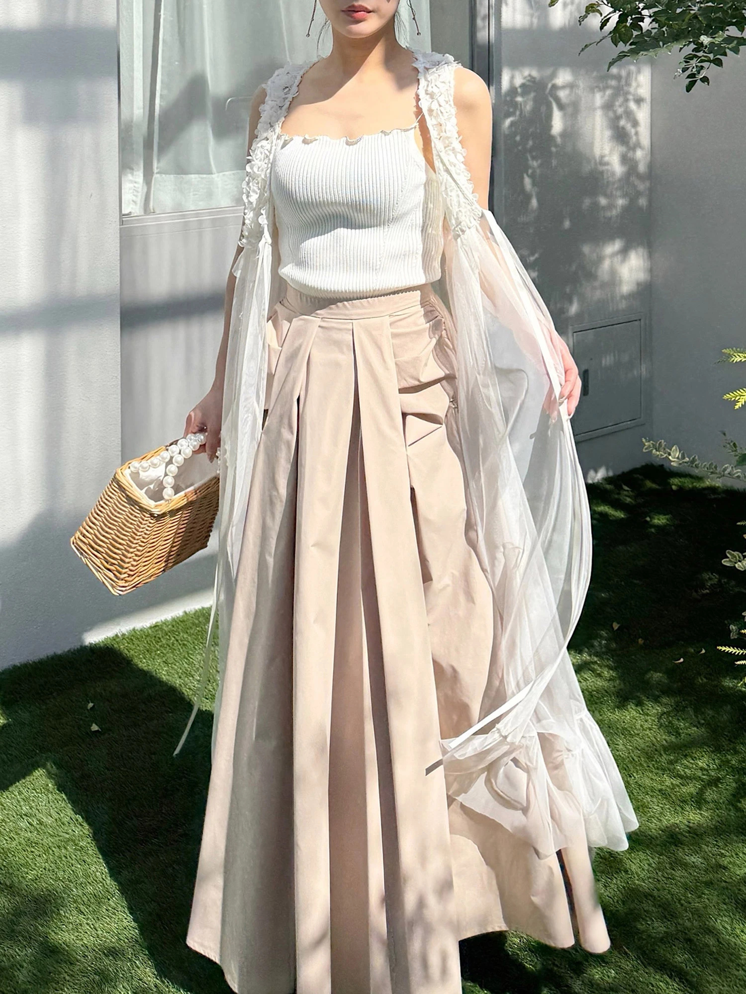 GirlsAward2025 S/S 天翔愛様 着用】ギャザーディテールタック