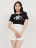 ROYAL PARTY(ロイヤルパーティ) |ドットチュールロゴTシャツ(ブラック)