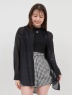 ROYAL PARTY(ロイヤルパーティ) |【GirlsAward2025 S/S 村重杏奈様 着用】シアーシャツ(ブラック)