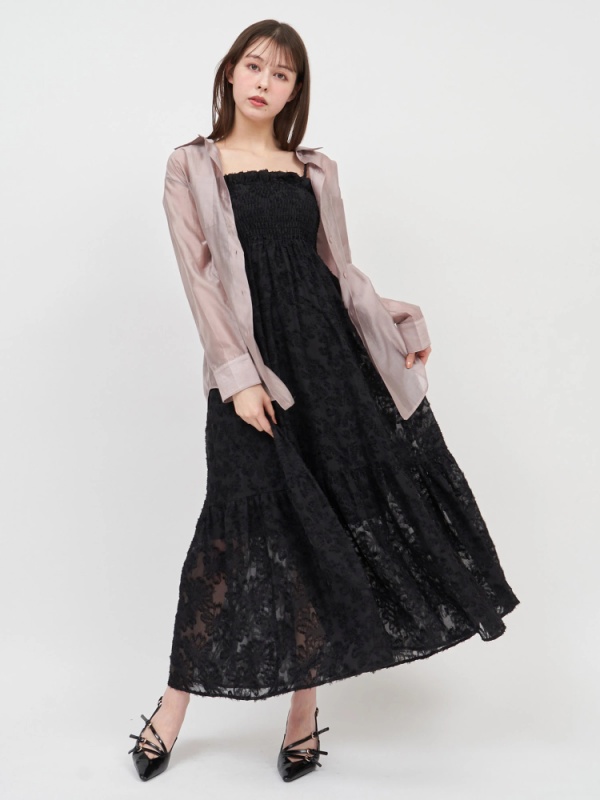 ROYAL PARTY(ロイヤルパーティ) |【GirlsAward2025 S/S 村重杏奈様 着用】シアーシャツ