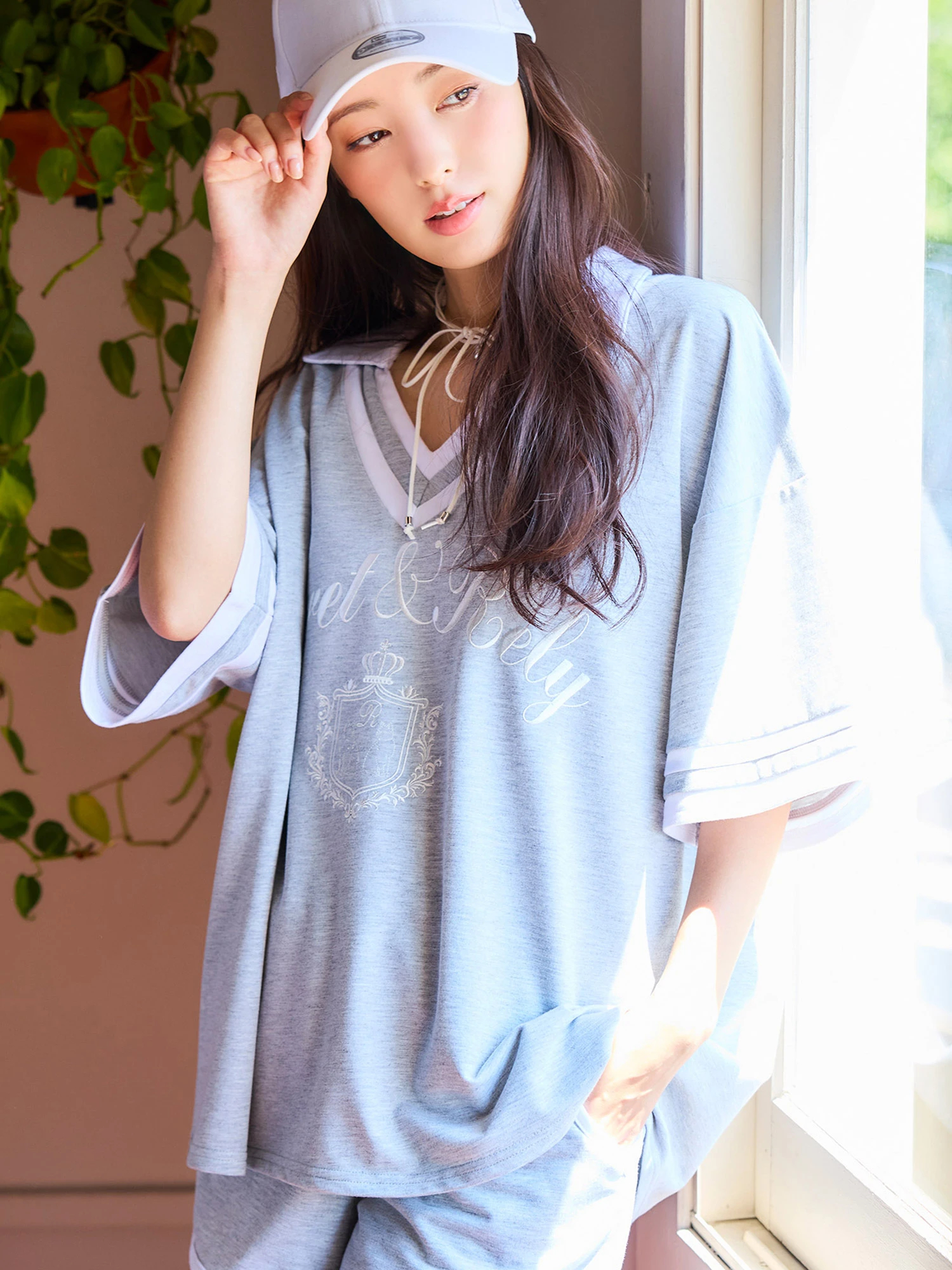 ネックレス付肩ボリュームフリルニットトップス | Rlab store