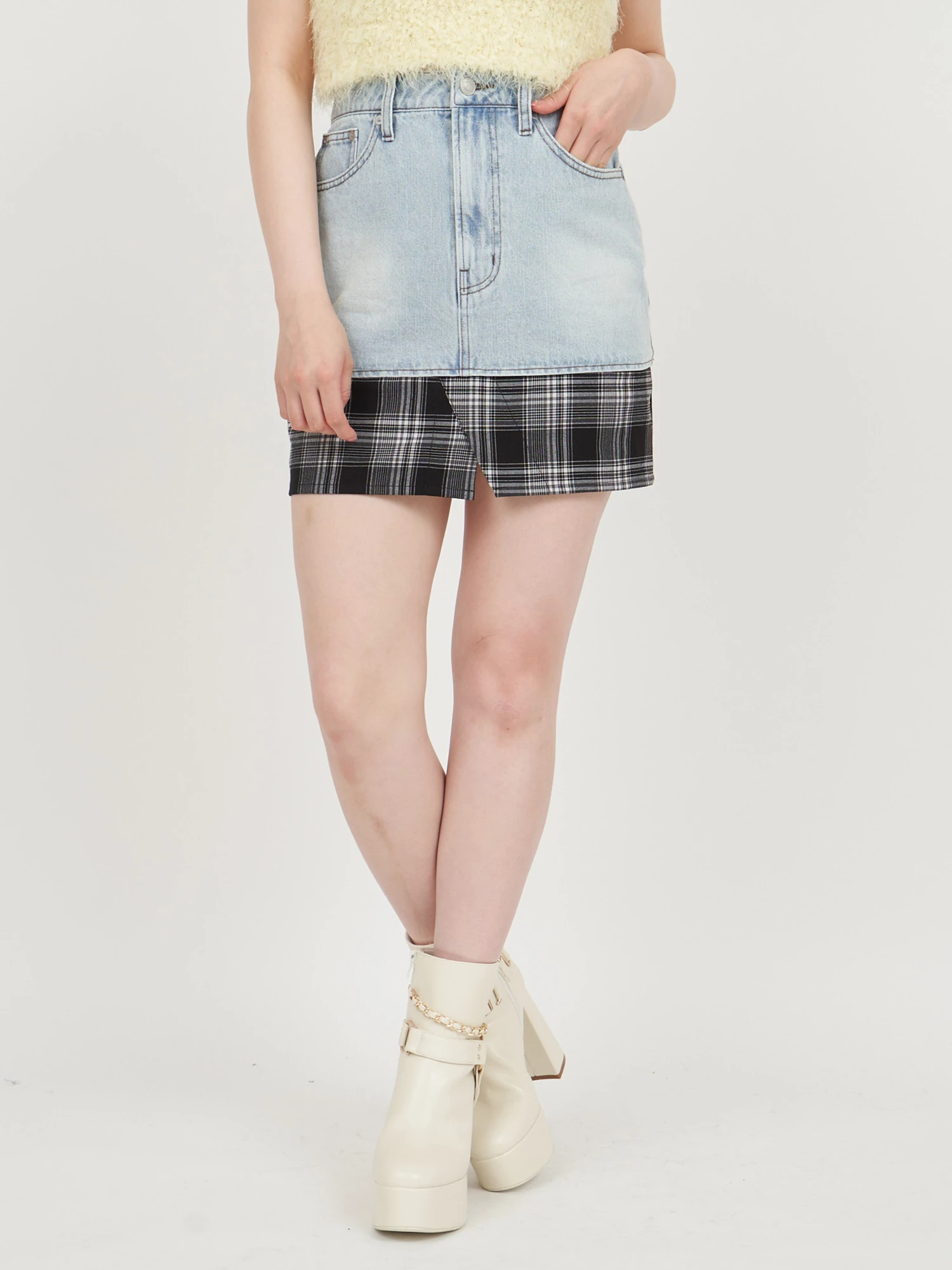 バーバリーブルーレーベルのデニムミニスカート BURBERRY BLUE LABEL（ミニスカート）のフリマアイテム一覧