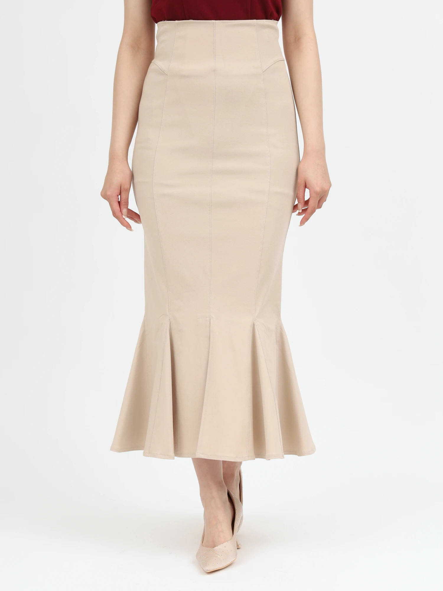 お値下げ致しました！ハーリップトゥマーメイドスカート Mermaid Linen Ruffled Skirt（スカート）｜Her lip to（ハー