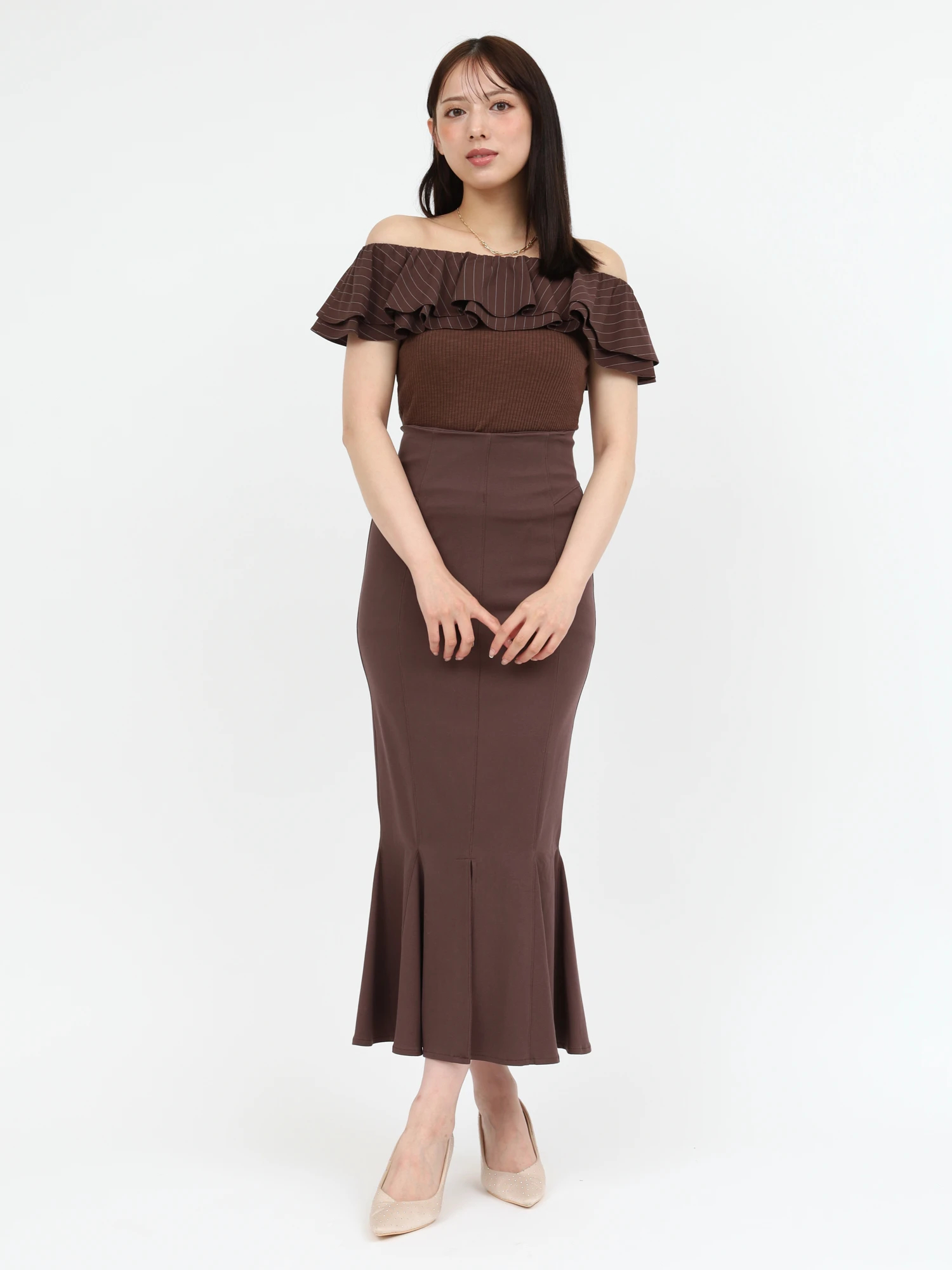 ☆最終価格☆新品☆DANAPARIS ダナパリ超ストレッチマーメイドスカート ガムストレッチマーメイドスカート'25a｜スカート｜スカート