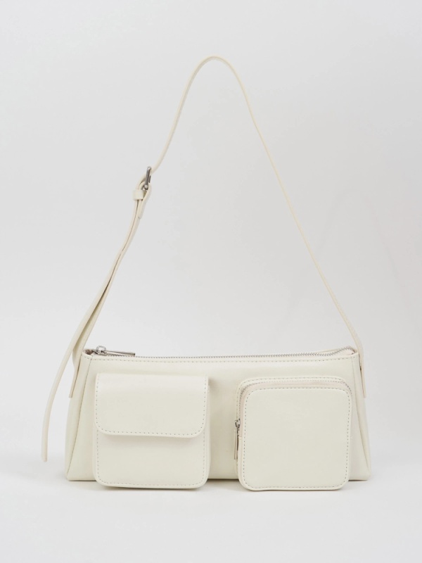 ROYAL PARTY(ロイヤルパーティ) |マルチポケットショルダーBAG(オフホワイト)