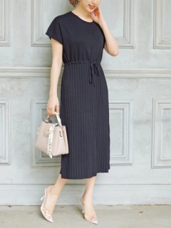 レーヨンサマーニットプリーツワンピース ニットワンピース ワンピース Roomy S ルーミィーズ Roomy S Web Store 公式通販 Roomy S Web Store ルーミィーズウェブストア