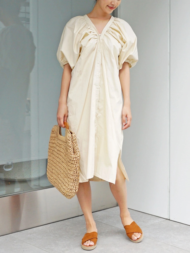 コットンブロードボリュームギャザーワンピース ワンピース ワンピース Roomy S ルーミィーズ Roomy S Web Store 公式通販 Roomy S Web Store ルーミィーズウェブストア