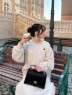 my twilight(マイトワイライト) |mytwilight PARIS ロゴモチーフ台形ミニバッグ