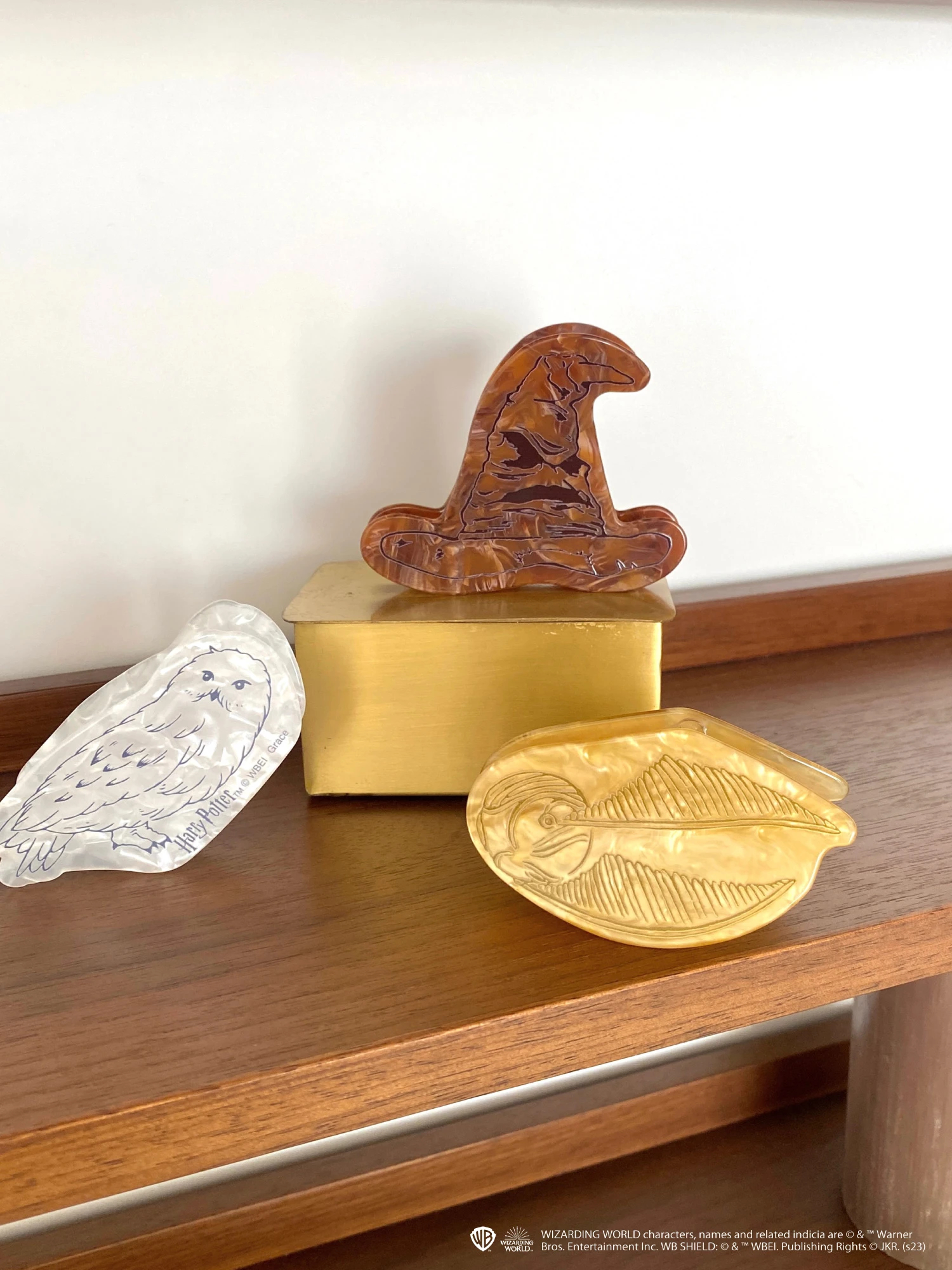 Harry Potterコラボ】 ヘドウィグモチーフ バンスクリップ|ヘア Harry Potterコラボ】 ヘドウィグモチーフ バンスクリップ|ヘア