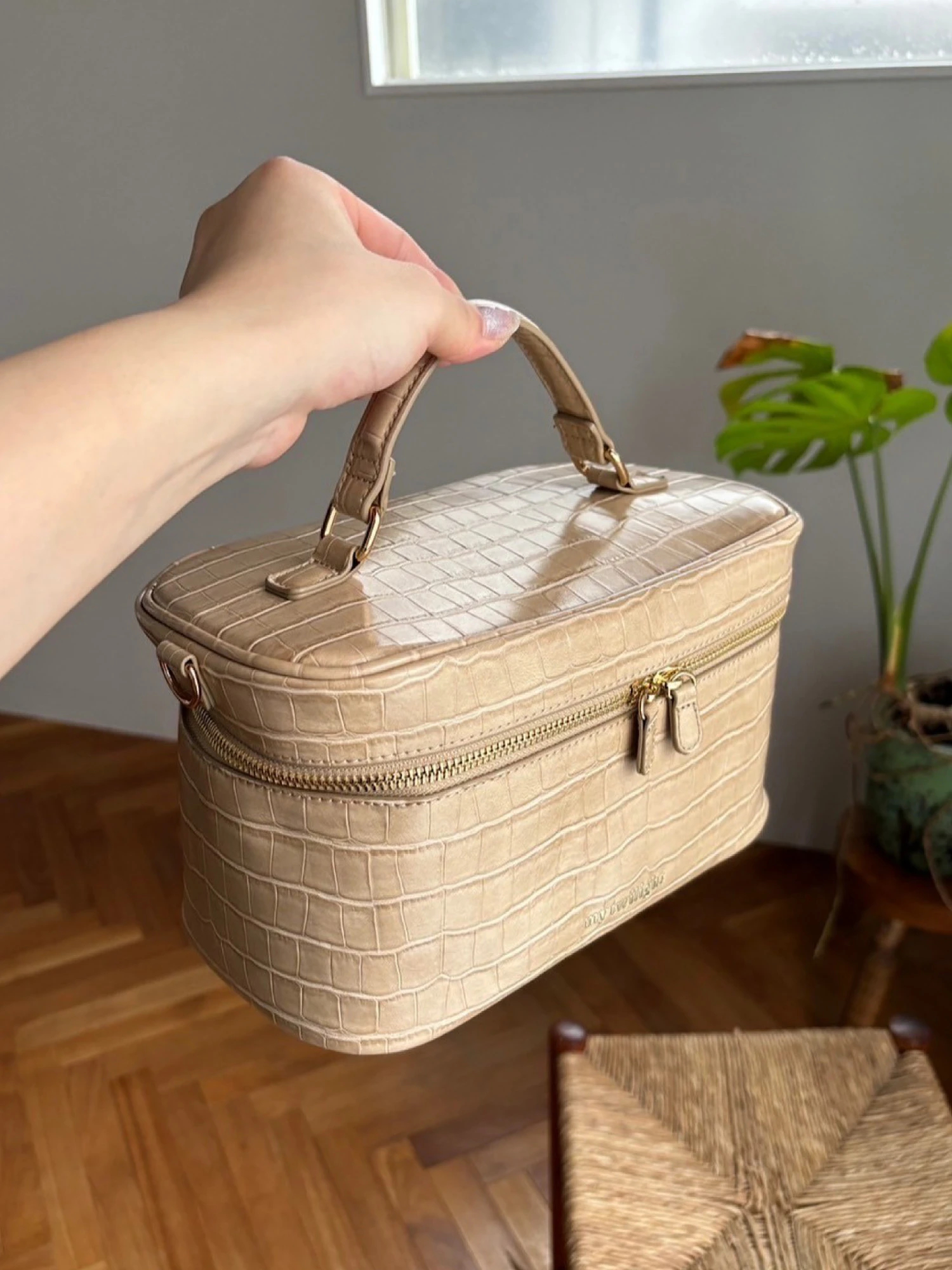 バニティ バッグ DEVICE ショルダーバッグ ZIP デザイン 2way トート ショルダー
