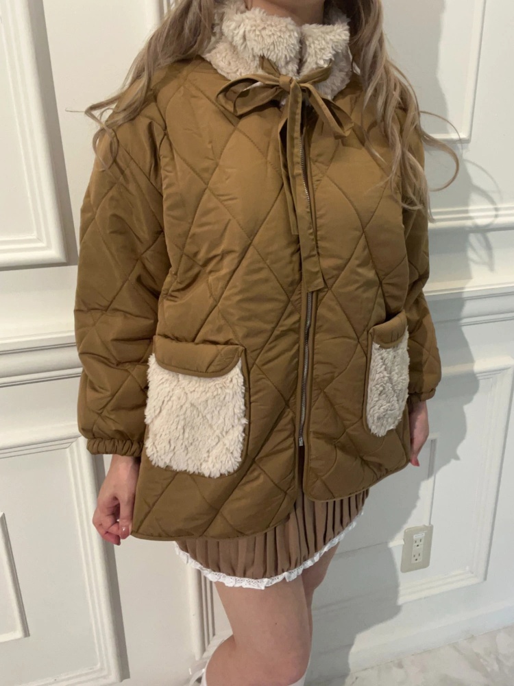 キルティングリボンコート｜コート｜アウター｜MORE self LOVE（モア  