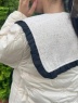 MORE self LOVE(モアセルフラブ) |patchwork frill ribbon coat