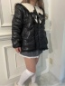 MORE self LOVE(モアセルフラブ) |patchwork frill ribbon coat
