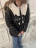 MORE self LOVE(モアセルフラブ) |patchwork frill ribbon coat