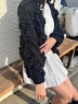 MORE self LOVE(モアセルフラブ) |heart pompon knit