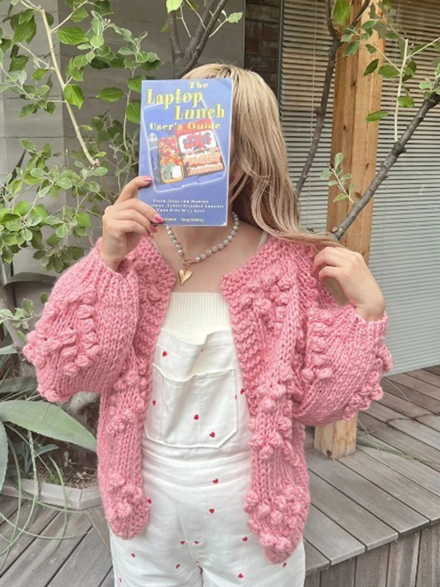 heart pompon knit|ニット|トップス|MORE self LOVE(モア heart pompon knit|ニット|トップス|MORE self LOVE(モア