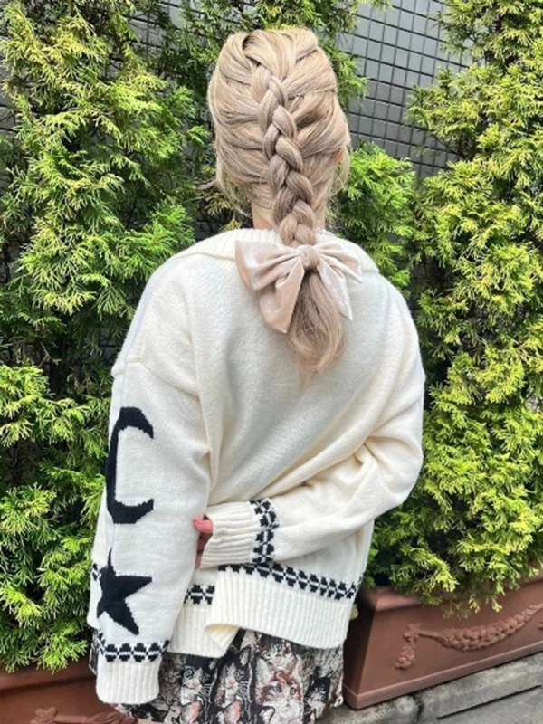 MORE self LOVE(モアセルフラブ) |shooting star zipper knit