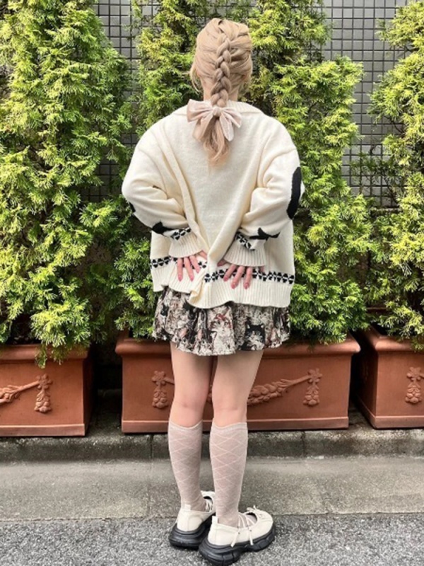 MORE self LOVE(モアセルフラブ) |shooting star zipper knit