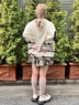 MORE self LOVE(モアセルフラブ) |shooting star zipper knit
