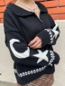 MORE self LOVE(モアセルフラブ) |shooting star zipper knit