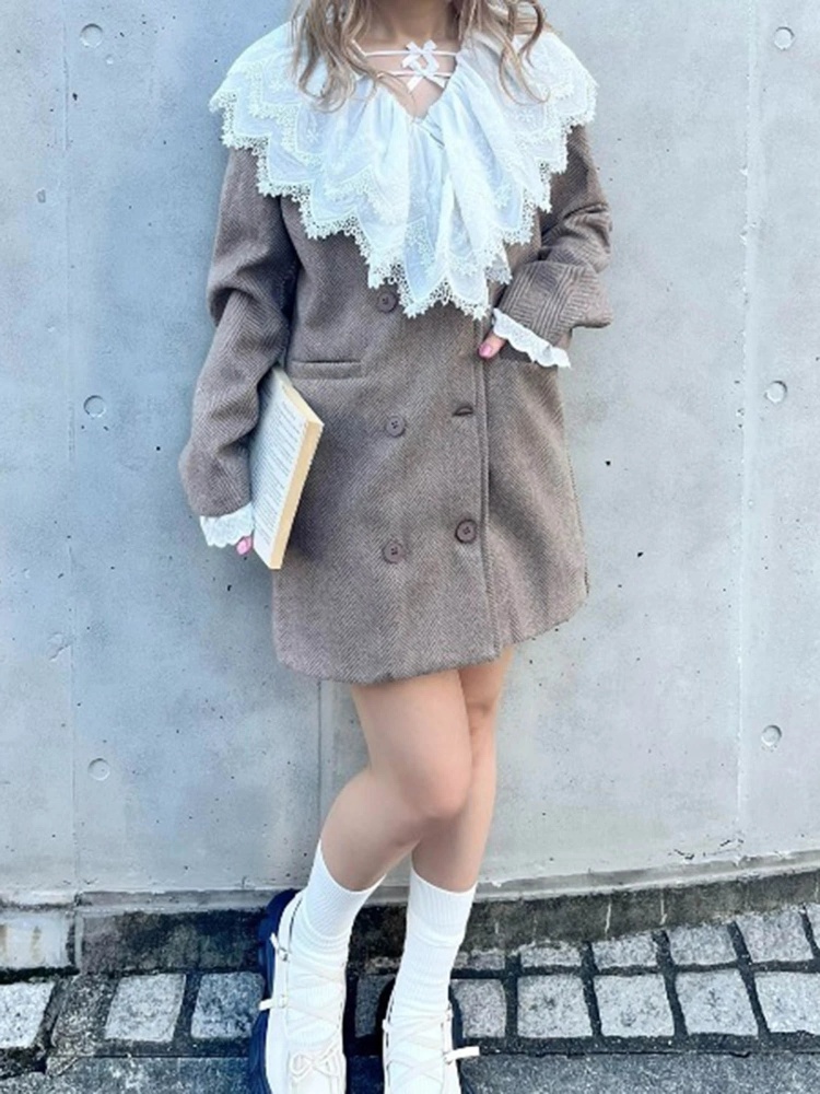 オーバーフリルジャケット｜ジャケット｜アウター｜MORE self LOVE  