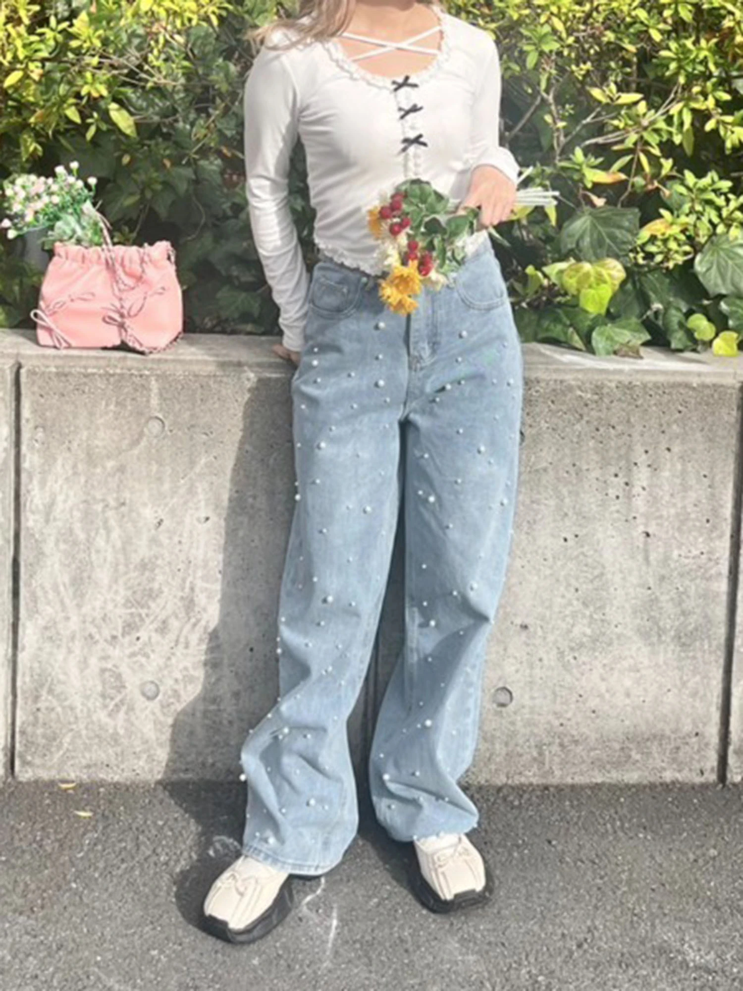 マリークヮントパールデニム パンツ MARY QUANT ONLINE SHOP｜マリークヮントオンラインショップ