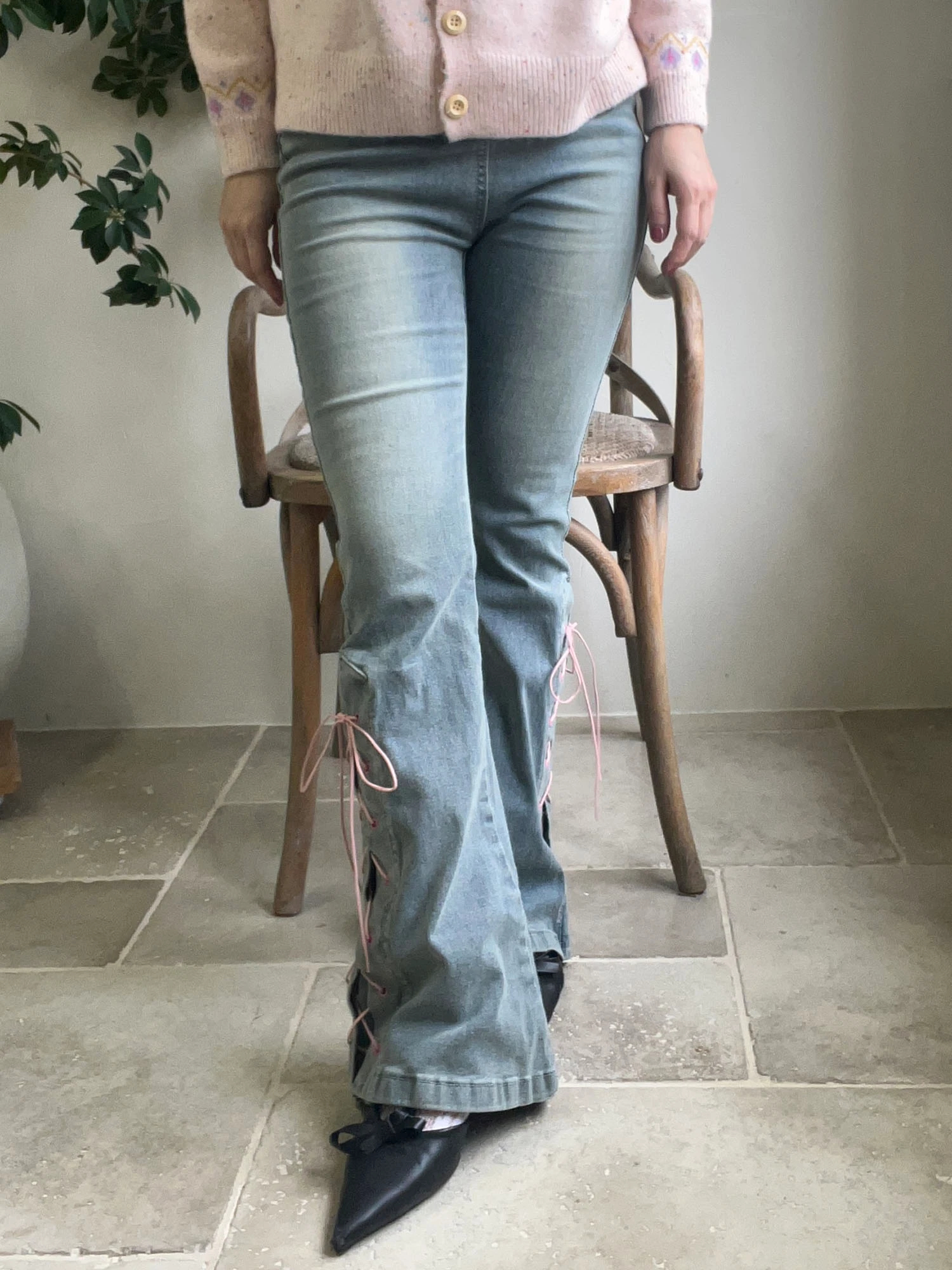 MORE self LOVE デニム 新品 heart denim pants｜デニムパンツ｜パンツ｜MORE self LOVE