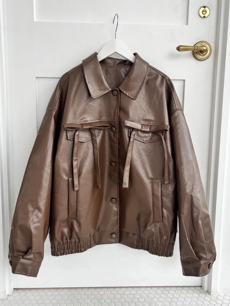 ミニリボンレザージャケット｜ジャケット｜アウター｜MORE self LOVE  