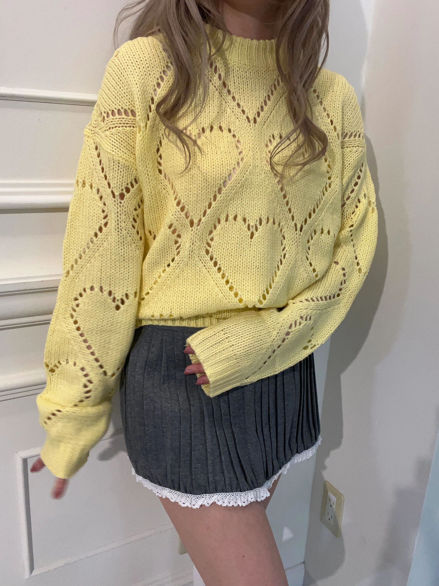 ハートニット｜ニット｜トップス｜MORE self LOVE（モアセルフ