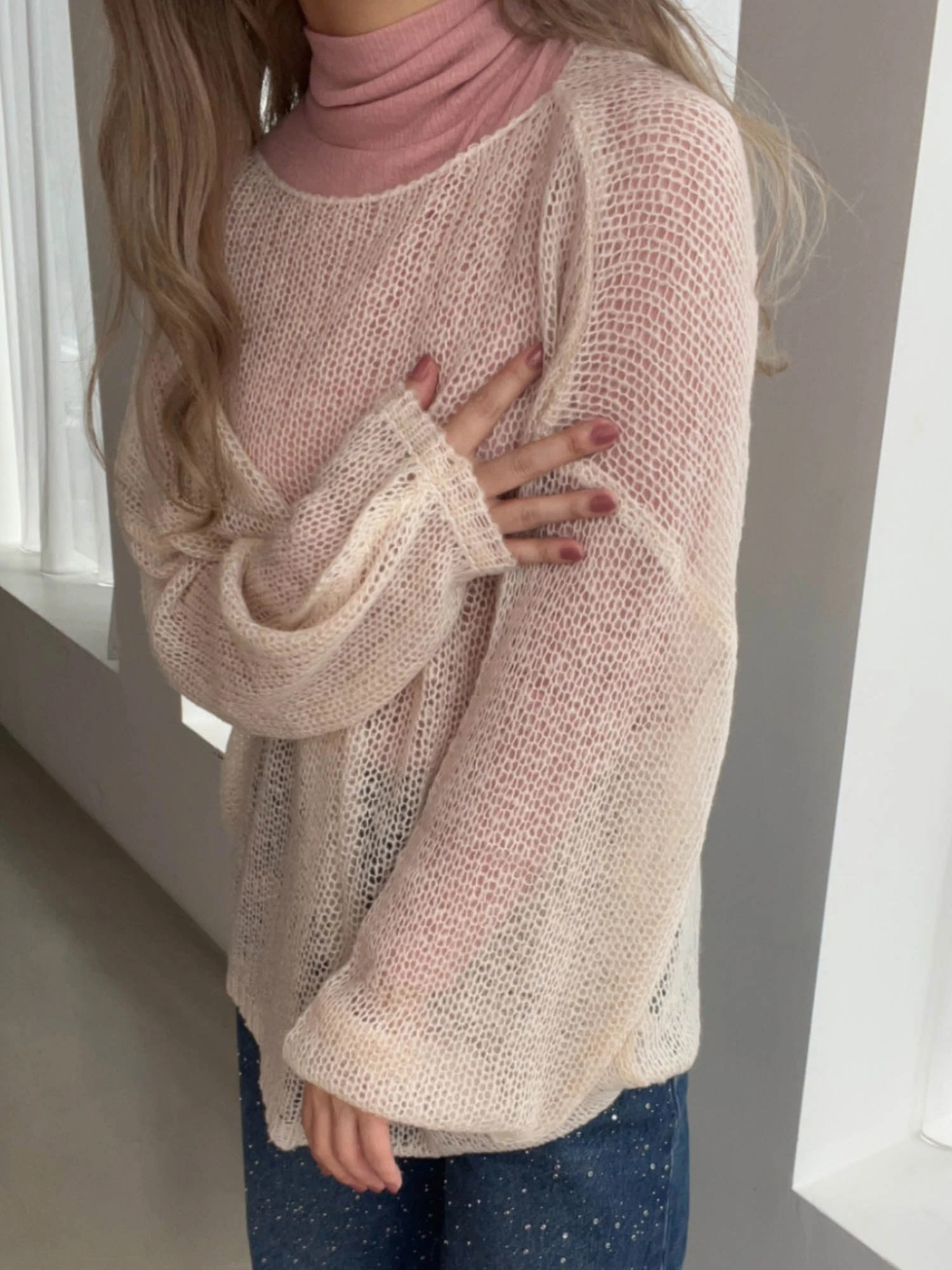 Mohair Argyle Knit Sweater – thisisneverthat® JP