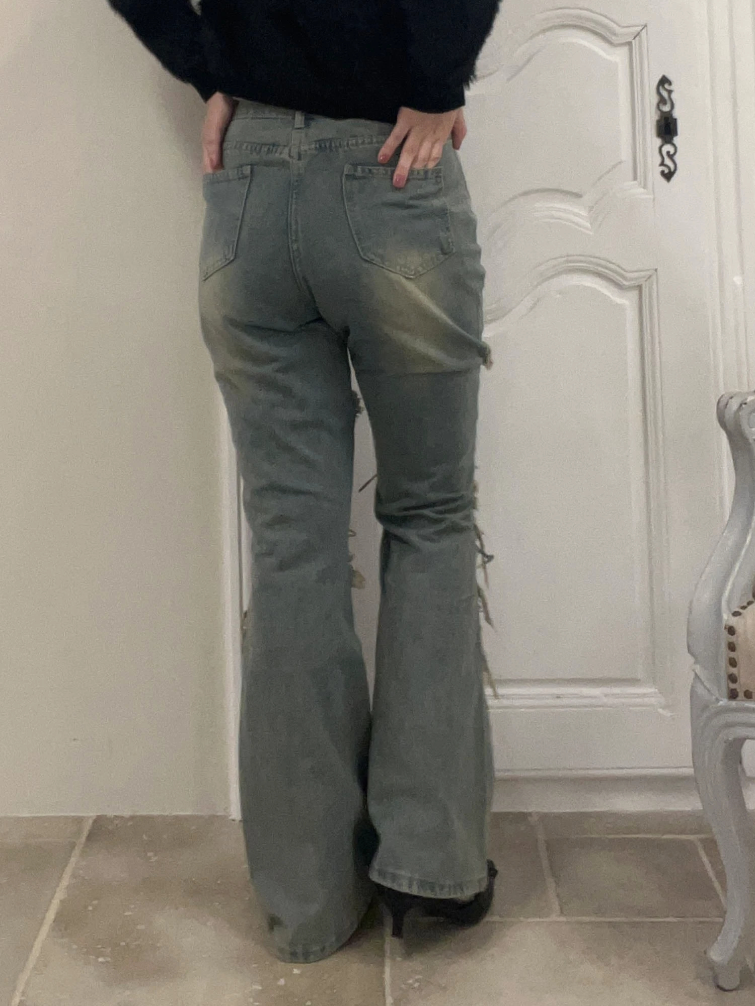 MORE self LOVE デニム 新品 サイドレースアップデニム｜デニムパンツ｜パンツ｜MORE self